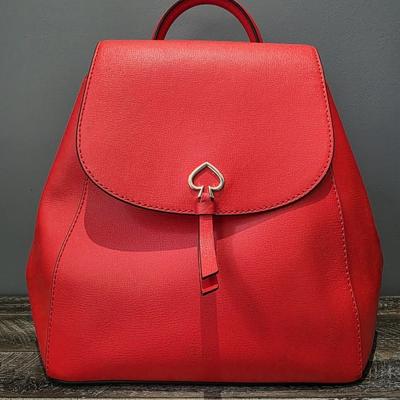 Kate Spade Vibrant Red Backpack - Picture 1 of 13